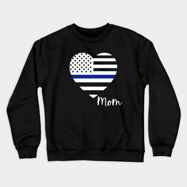 Police Mom Crewneck Sweatshirt by Hello Sunshine